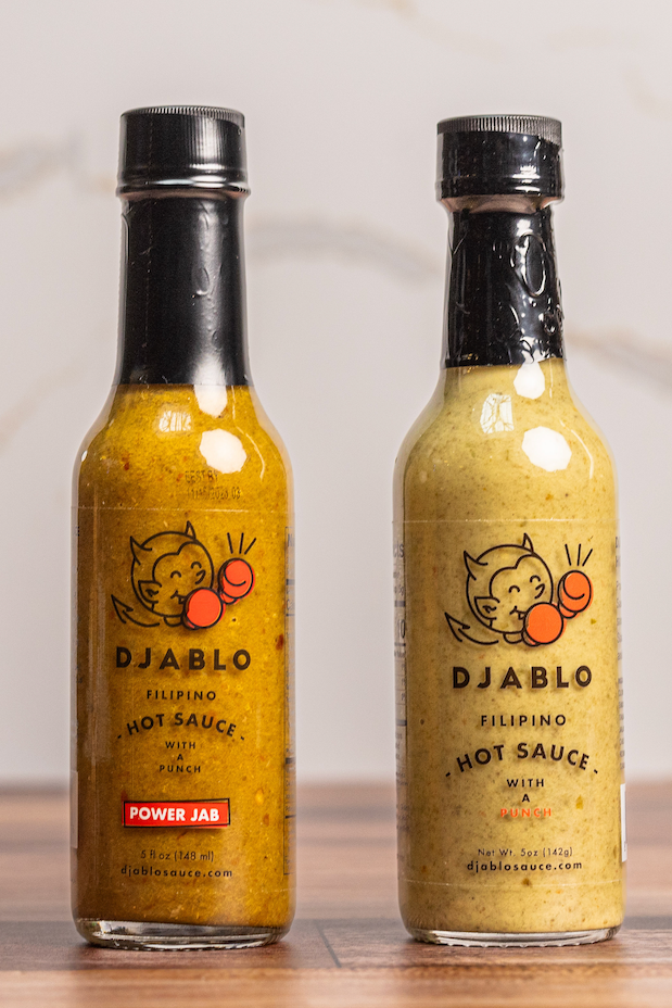 Power Jab and Original bottles